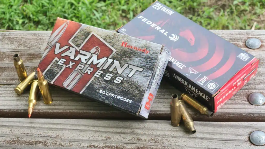 Commercially loaded 224 Valkyrie ammo from Federal and Hornady