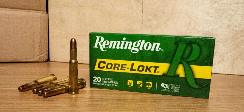 30-30 Remington Core-Lokt ammo for deer hunting