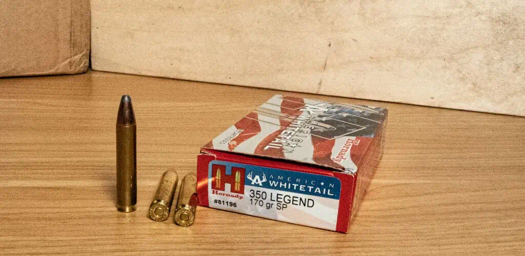 350 Legend ammo from Hornady