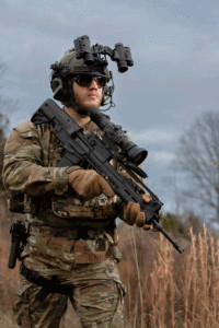 A rifleman with an Armasight 640 thermal optic A rifleman with an Armasight thermal optic