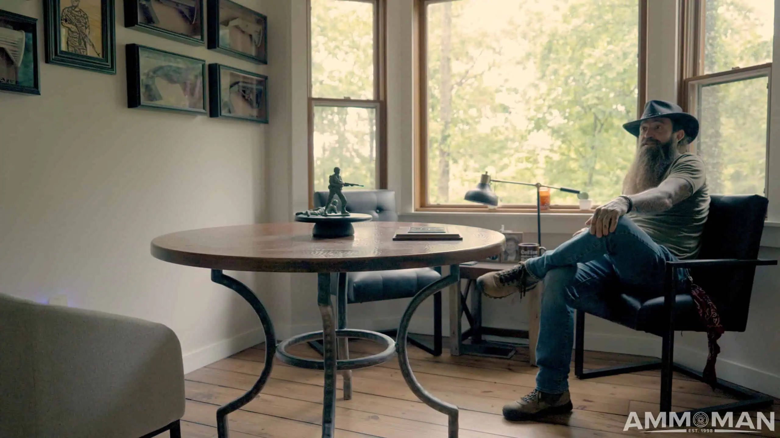 Jeremiah Cottle sitting in his office