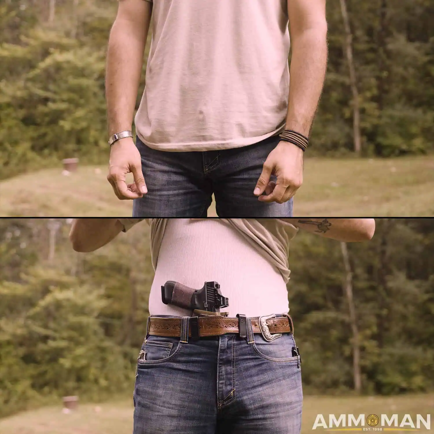 Conceal carrying with a glock 17 and a red dot.