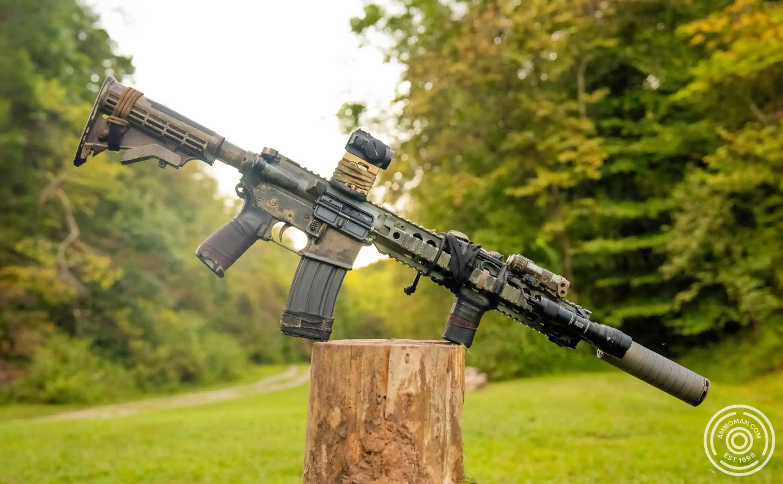 14.5" suppressed AR15.