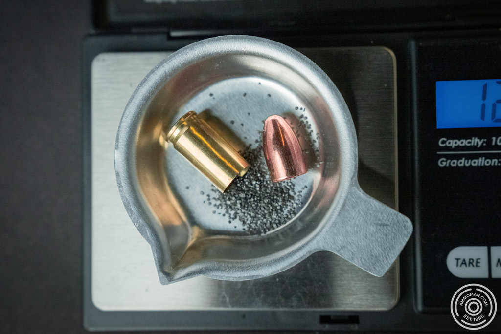 Grain weight: powders vs. bullet weight.