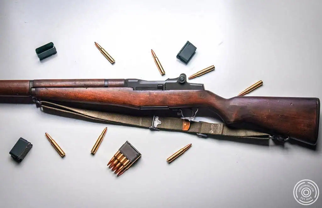 M1 Garand is synonymous with 30-06.