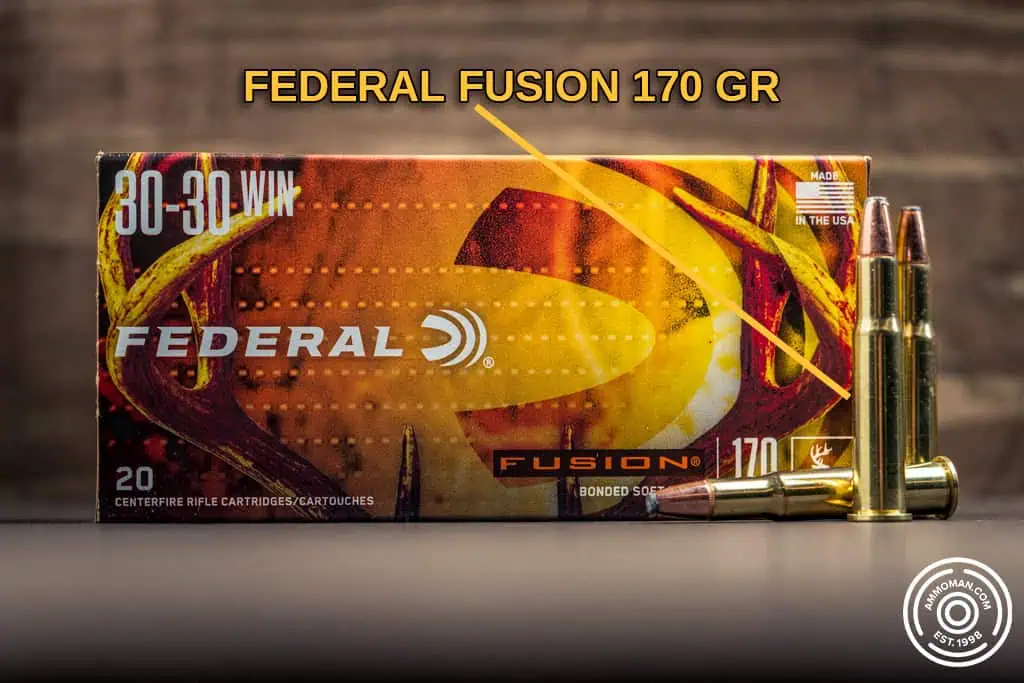 Federal fusion 170gr 30-30