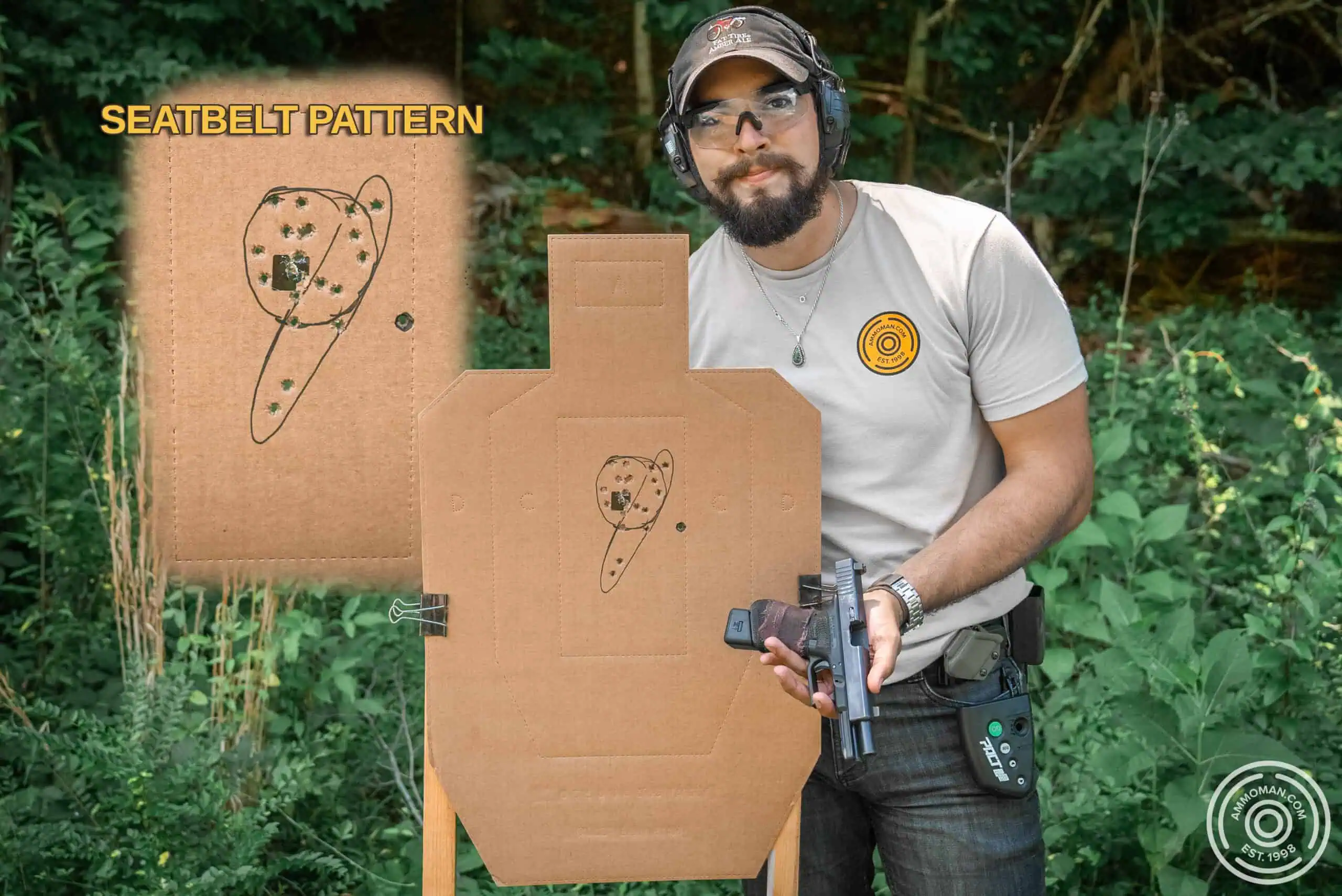 Pattern recognition for pistol shooting.