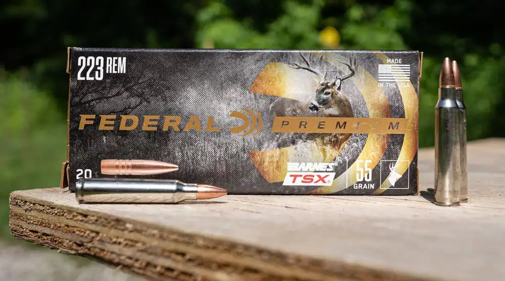 Federal trophy bonded 223 ammo for deer hunting