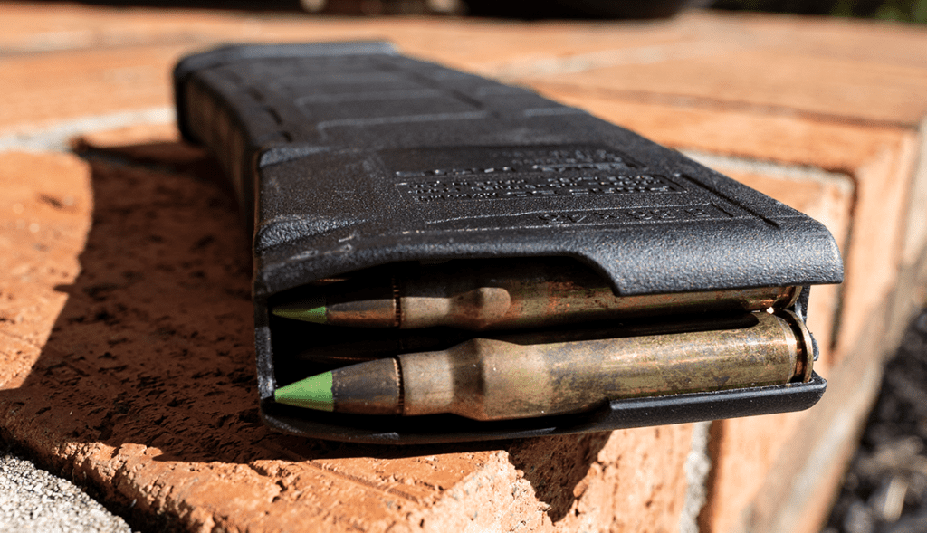 Green tip ammo in a Magpul pmag