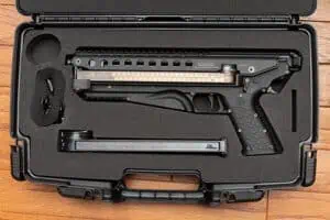 Keltec P50 in case from the manufacturer