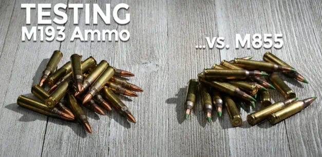 M855 vs M193 5.56mm Ammunition