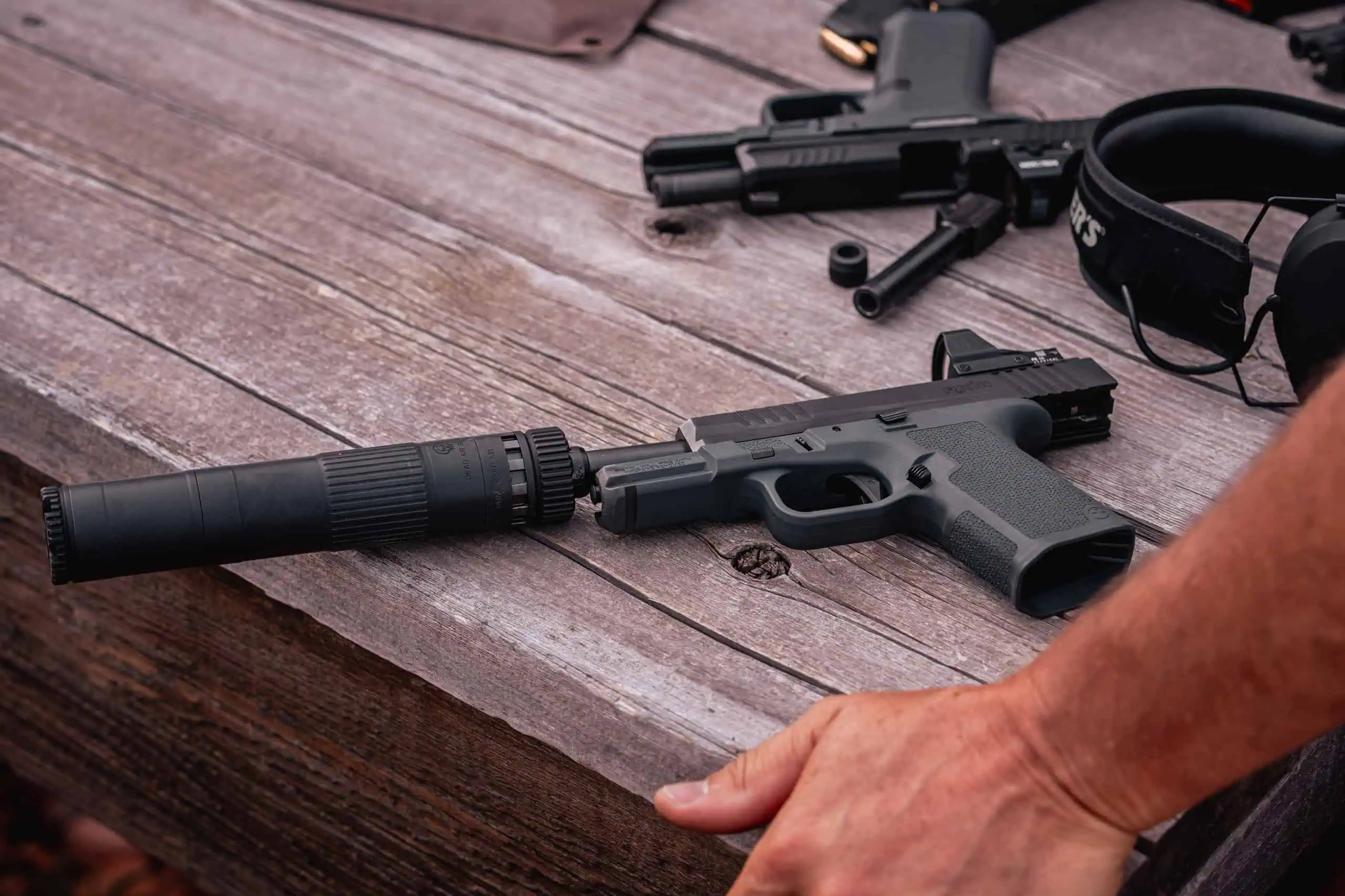 DeadAir Suppressor on Ruger RXM