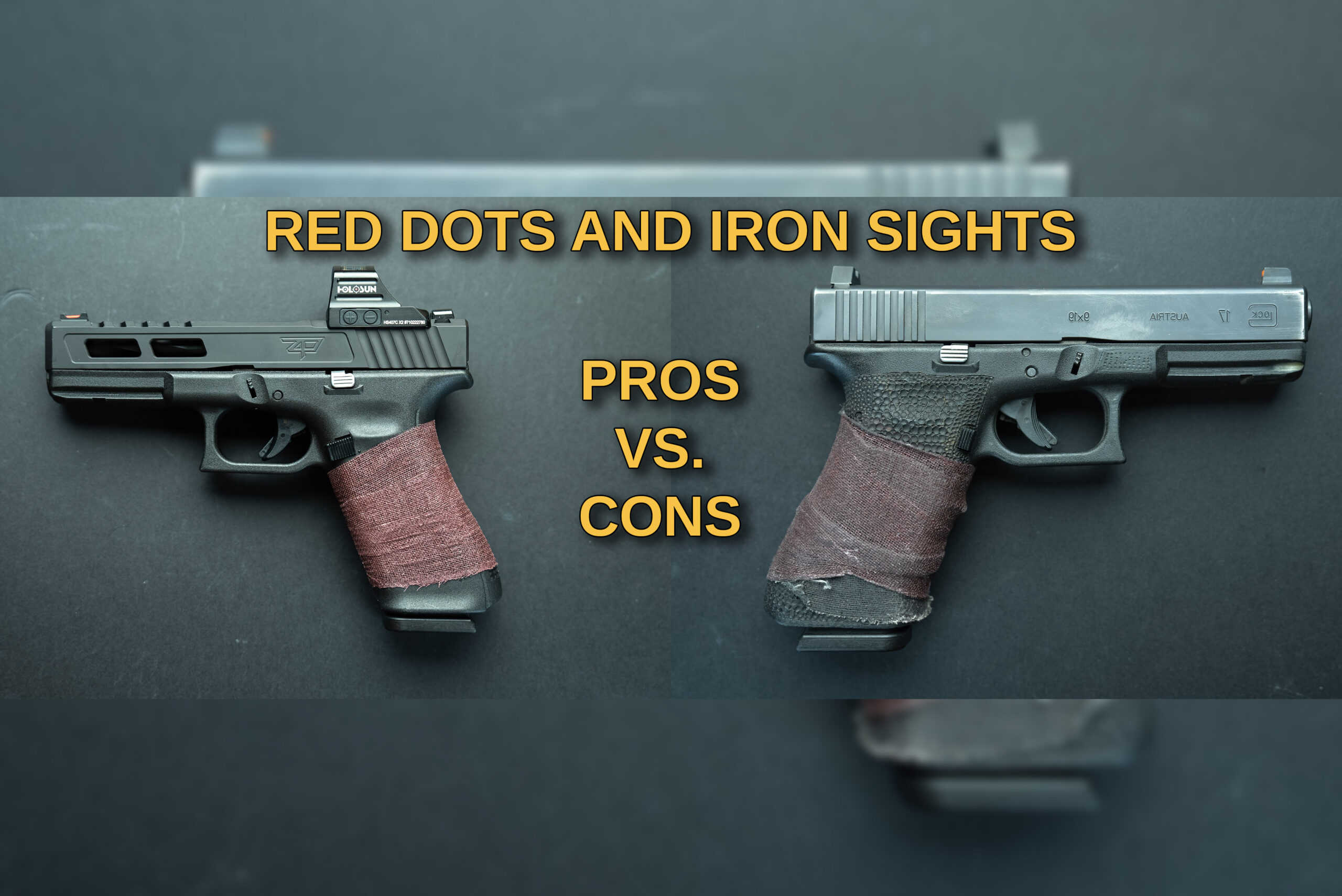 Iron Sights vs. Red Dot - AmmoMan School of Guns Blog