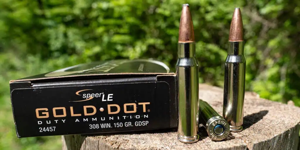 Speer Gold Dot 308 ammo for hunters