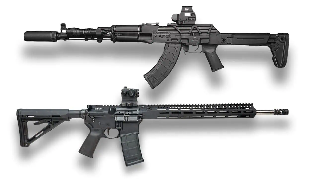 AK-107 and AR-15