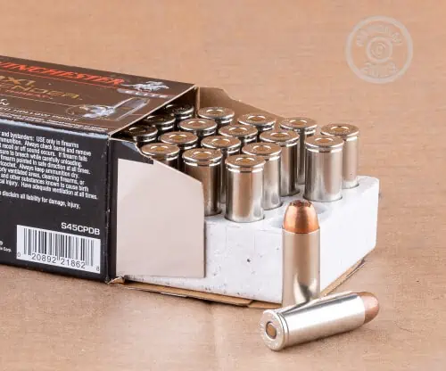 Winchester PDX1 45 LC ammo for self-defense