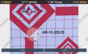 AR-15 22 target