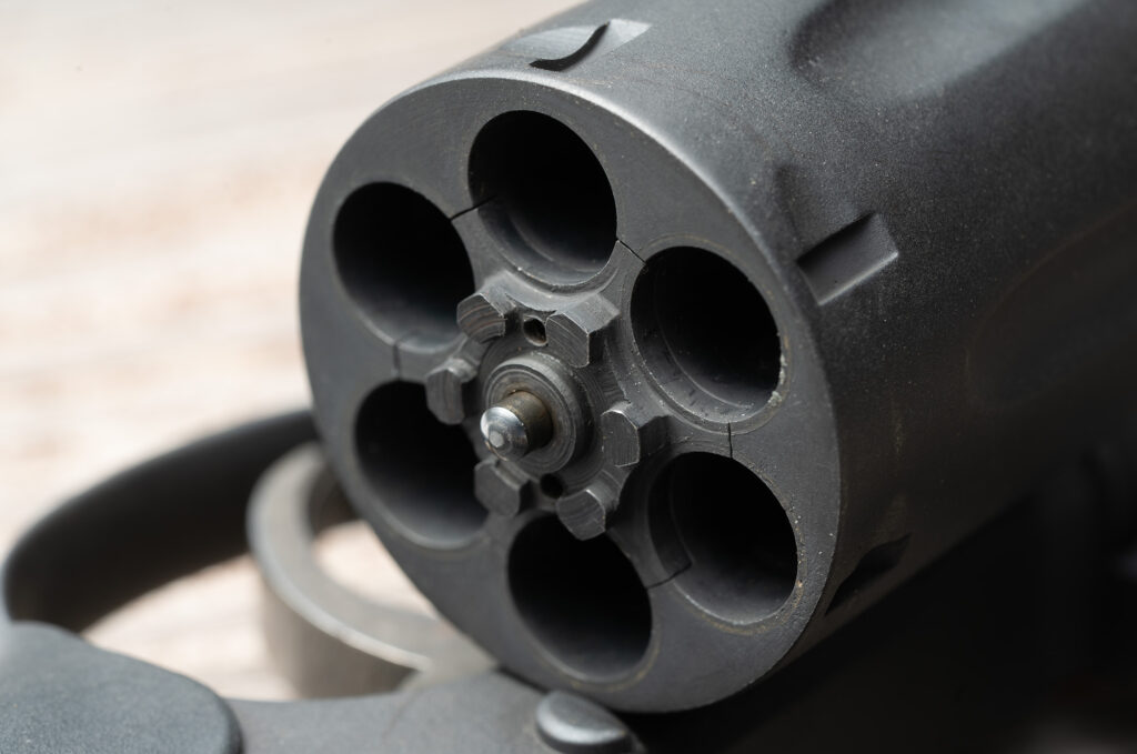 Smith & Wesson Model 10 cylinder