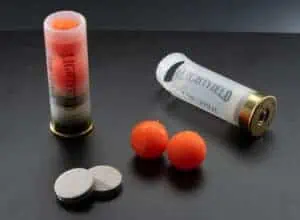 double ball rubber shotgun slug