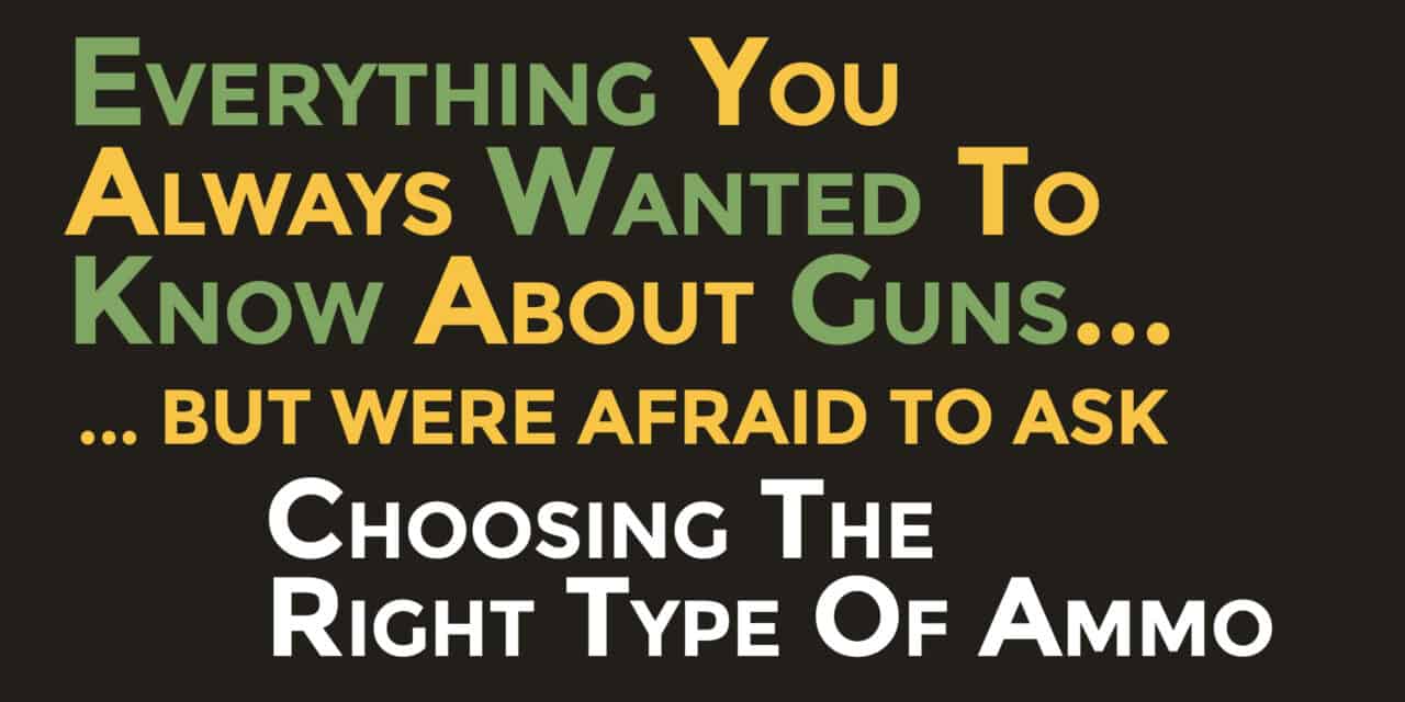 Choosing The Right Ammo: Hollow point vs. FMJ