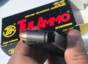 Tula 380 ammo in a Ruger LC380 magazine