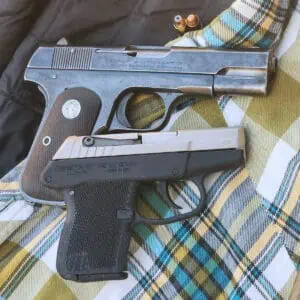 Pistols used in 32 ACP gel testing