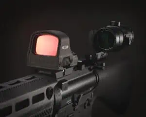 reflex sight and magnifier