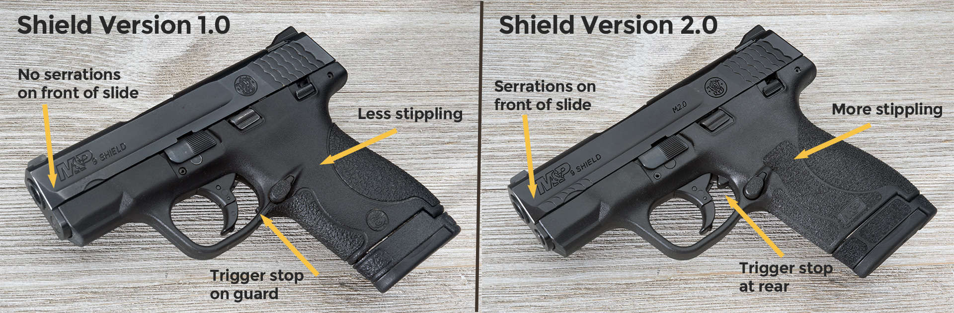 Smith & Wesson M&P 9mm Magazine Follower – Fits M&P9 1.0, 2.0, M2.0, Shield (Gray Polymer)