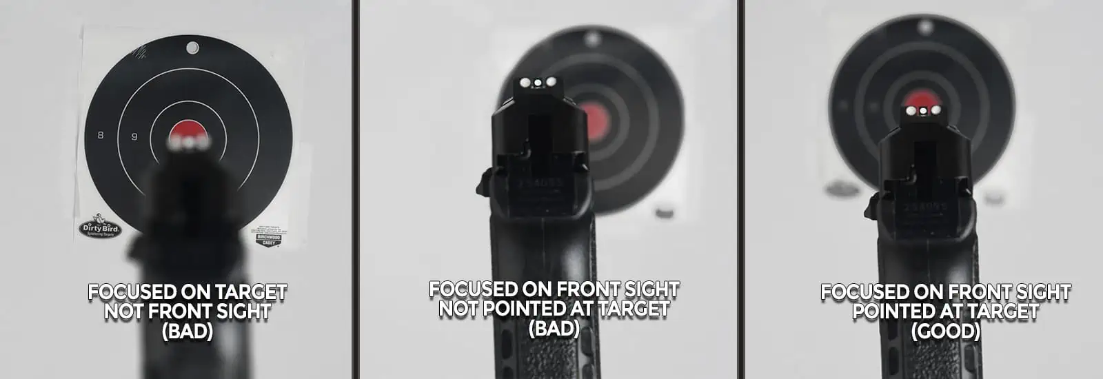 Sight Picture Issues with Aiming a Pistol