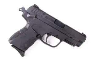 Hammer fired 9mm compact pistol